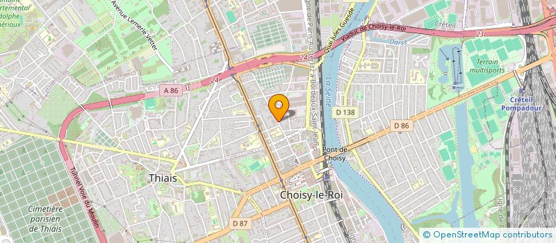 localisation de l'entreprise LES COCONSTRUCTEURS à CHOISY-LE-ROI