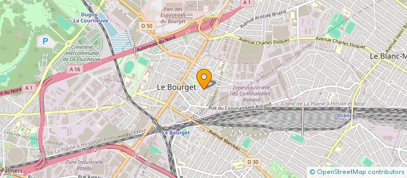 localisation de l'entreprise LES COCORICOS ! à LE BOURGET