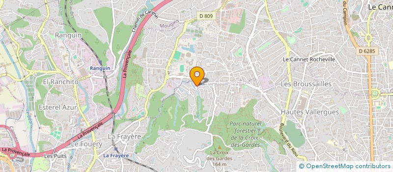 localisation de l'entreprise LES COCOTTES à CANNES