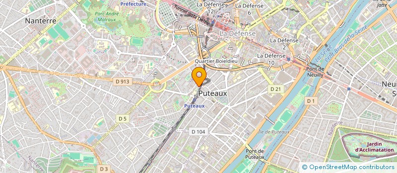 localisation de l'entreprise LES COCOTTES à PUTEAUX