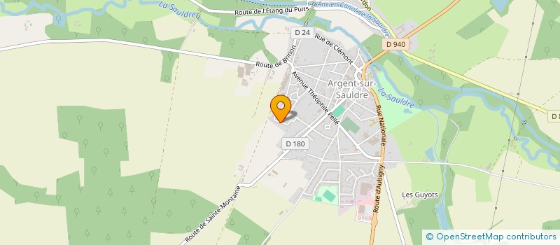 localisation de l'entreprise LES COCOTTES  ARGENT-SUR-SAULDRE