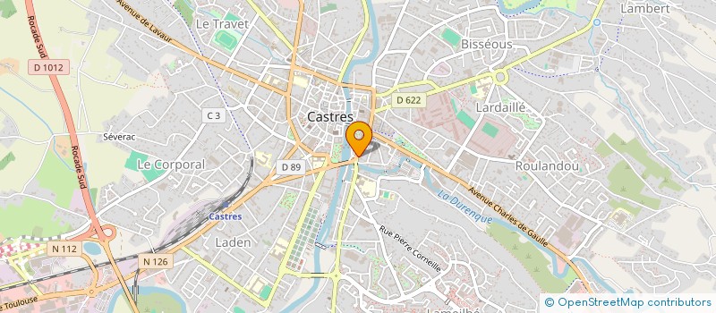 localisation de l'entreprise LES COCOTTES BLANCHES  CASTRES