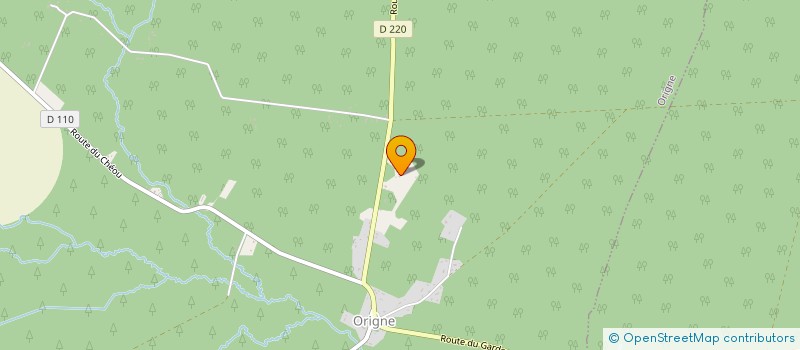 localisation de l'entreprise LES COCOTTES D ORIGNE  ORIGNE