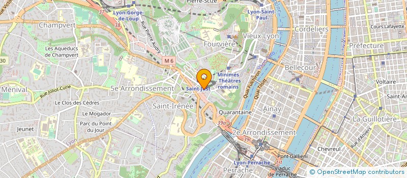 localisation de l'entreprise LES COCOTTES DE SAINT JUST à LYON