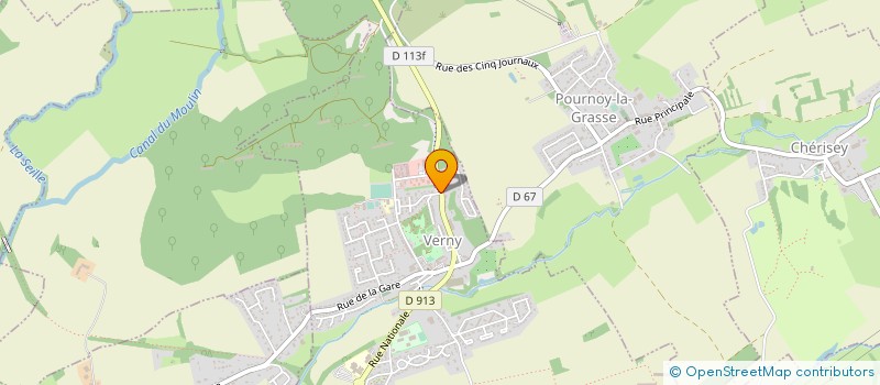 localisation de l'entreprise LES COCOTTES EN VRAC  VERNY
