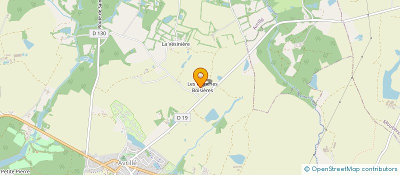 localisation de l'entreprise LES COCOTTES HEUREUSES  AVRILLE