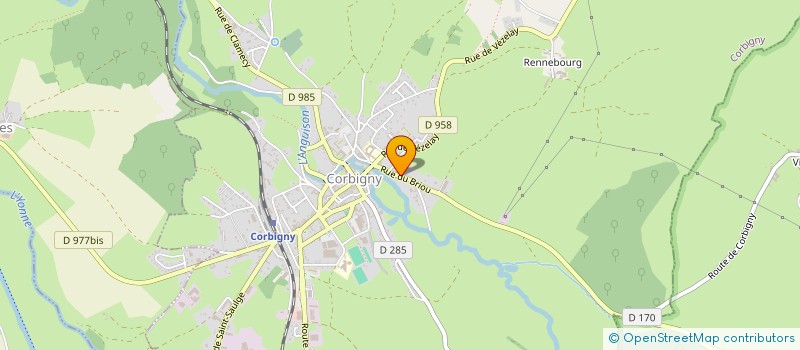 localisation de l'entreprise LES COEURIERS  CORBIGNY