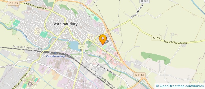 localisation de l'entreprise LES COEURS  CASTELNAUDARY