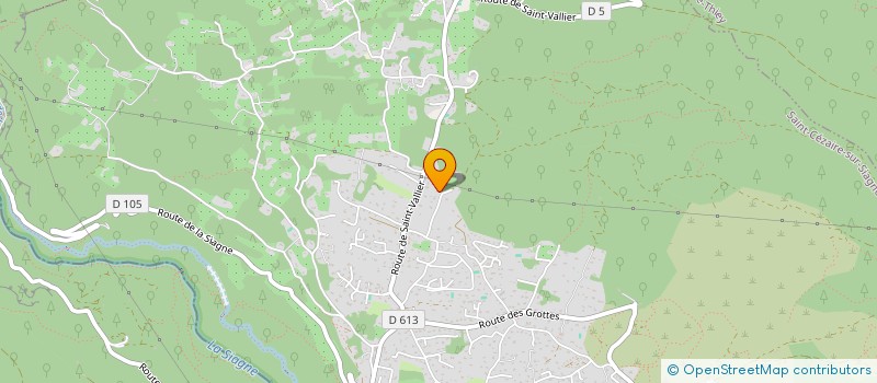 localisation de l'entreprise LES COEURS D'AZUR (LCA)  SAINT-CEZAIRE-SUR-SIAGNE
