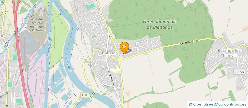 localisation de l'entreprise LES COEURS DE MARIE  BOUSSE