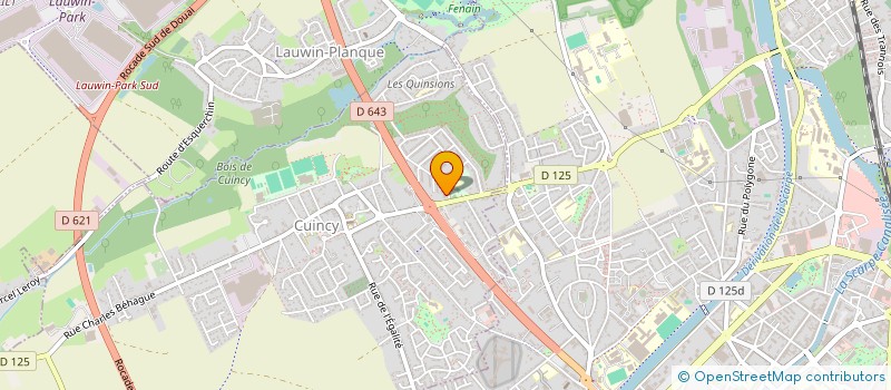 localisation de l'entreprise LES COEURS DES TREIZE à CUINCY