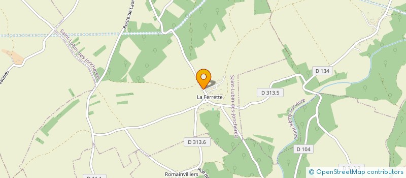 localisation de l'entreprise LES COEURS DU COTEAU à SAINT-LUBIN-DES-JONCHERETS