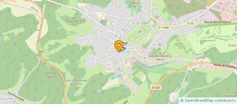localisation de l'entreprise LES COEURS ELEPHANT à BITCHE