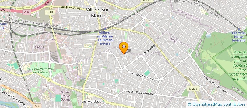 localisation de l'entreprise LES COEURS EN OR (LCEO)  CHAMPIGNY-SUR-MARNE