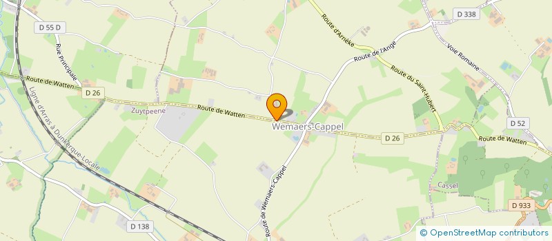 localisation de l'entreprise LES COEURS GAIS  WEMAERS-CAPPEL