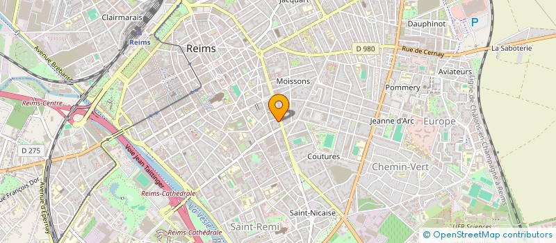 localisation de l'entreprise LES COEURS PRECIEUX  REIMS