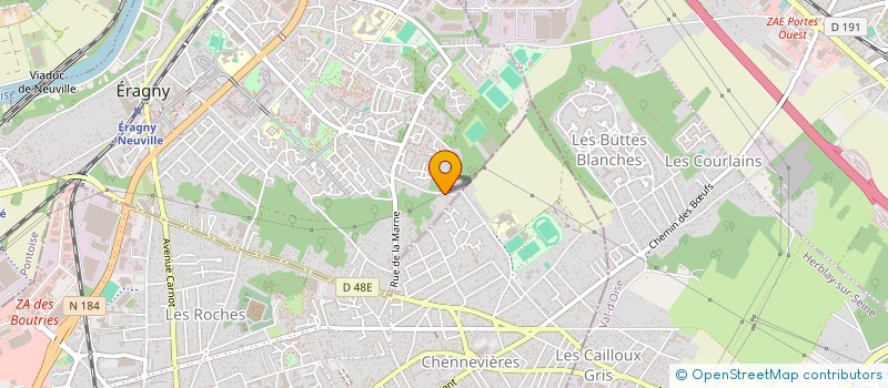 localisation de l'entreprise LES COEURS SOLIDAIRES  ERAGNY