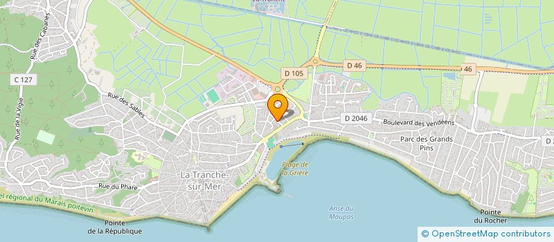 localisation de l'entreprise LES COEURS VENDEENS II à LA TRANCHE-SUR-MER
