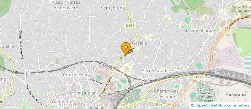 localisation de l'entreprise LES COIFFEURS DE LA GAZELLE  NIMES