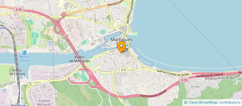localisation de l'entreprise LES COIFFEUSES DE HOMME AVENUE à MARTIGUES