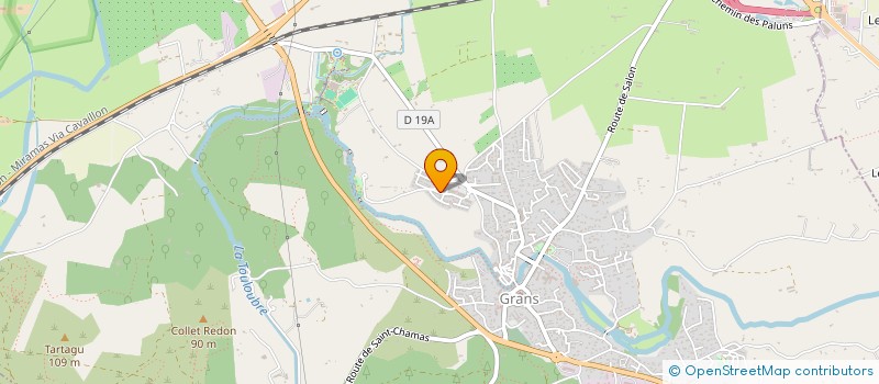 localisation de l'entreprise LES COIFFURES DE LOU  GRANS