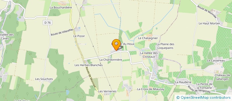 localisation de l'entreprise LES COIMELLES à VOUVRAY