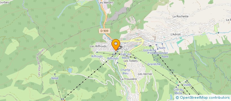 localisation de l'entreprise LES COIN COIN à LA CLUSAZ