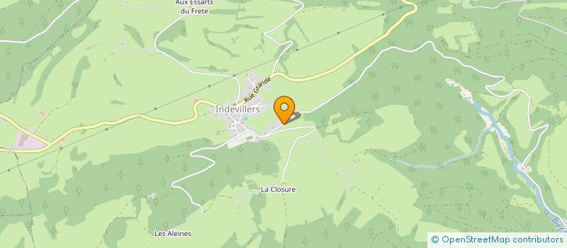 localisation de l'entreprise LES COIRONS à INDEVILLERS