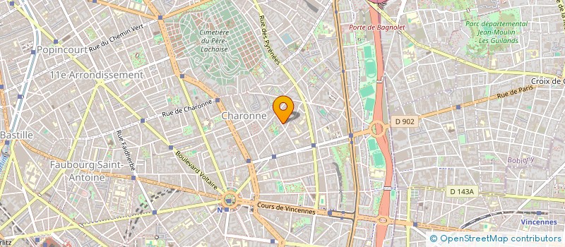 localisation de l'entreprise LES COLIBRIS 3  PARIS