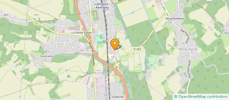 localisation de l'entreprise LES COLIBRIS  NEUILLY-SOUS-CLERMONT