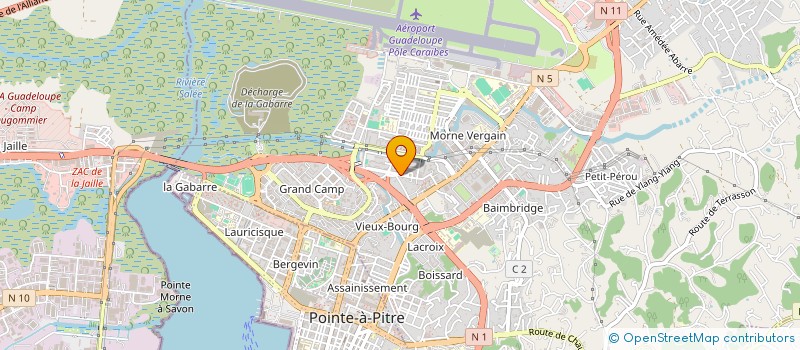 localisation de l'entreprise LES COLIBRIS à LES ABYMES