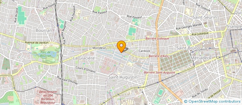 localisation de l'entreprise LES COLIBRIS  MERIGNAC