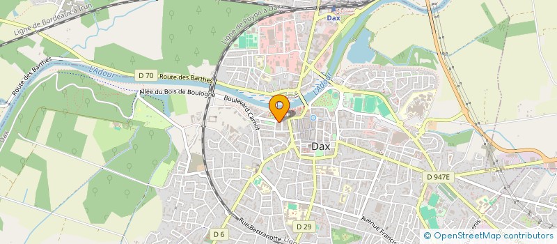localisation de l'entreprise LES COLIBRIS à DAX