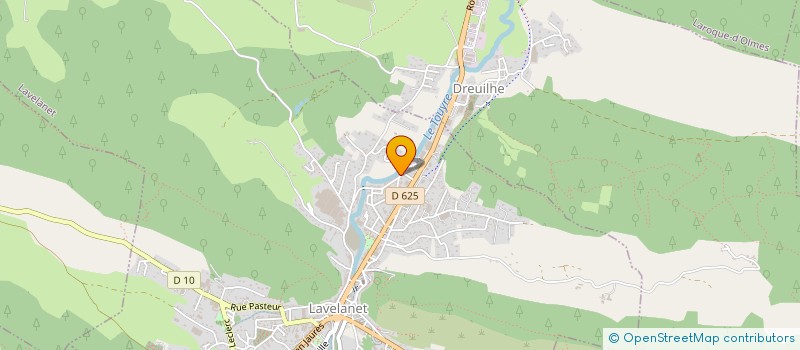 localisation de l'entreprise LES COLIBRIS D'OC à LAVELANET