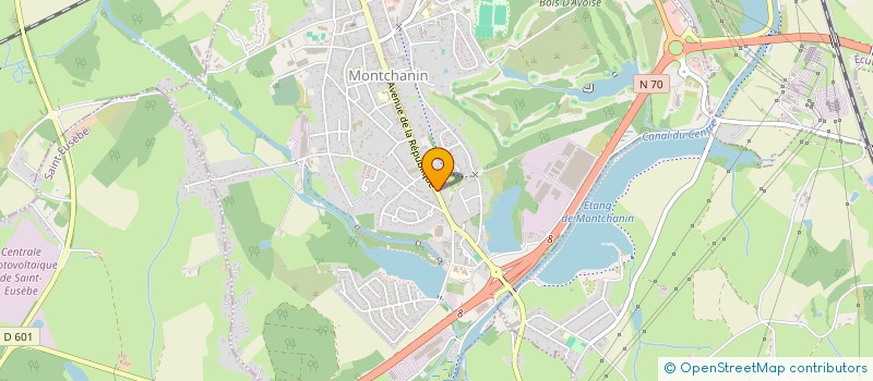 localisation de l'entreprise LES COLIBRIS ENTRAIDES ET SOLIDARITES à MONTCHANIN