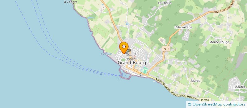 localisation de l'entreprise LES COLIBRIS JAUNES à GRAND-BOURG