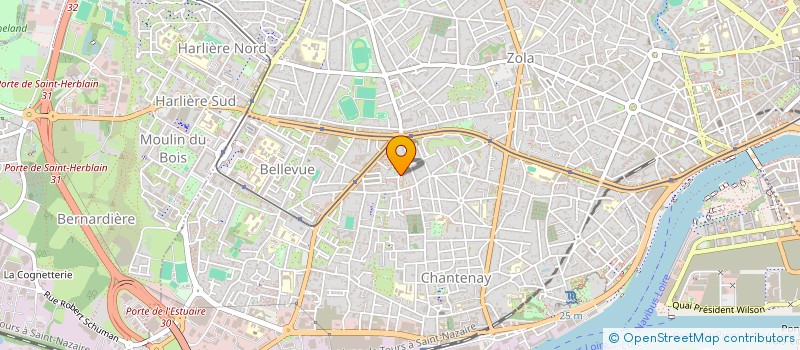 localisation de l'entreprise LES COLIBRIS PORTEURS D'ESPOIR à NANTES