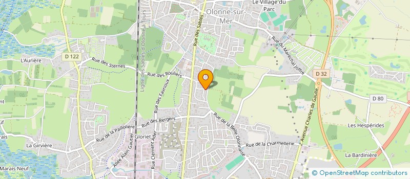 localisation de l'entreprise LES COLIBRIS - SPORT SABLAIS ADAPTE à LES SABLES D'OLONNE