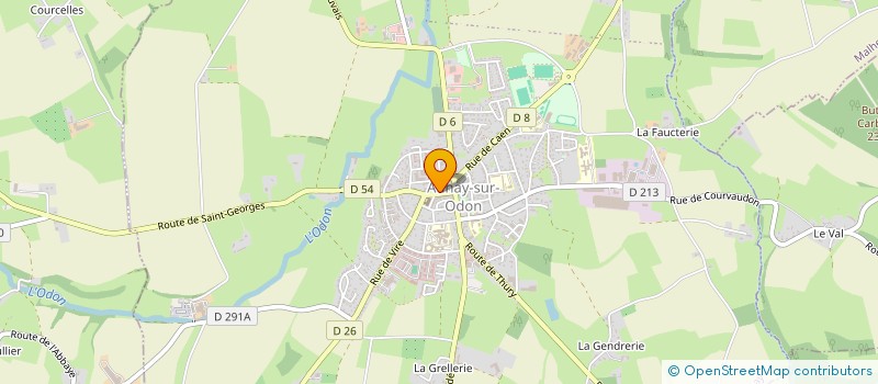 localisation de l'entreprise LES COLIBRYS  LES MONTS D'AUNAY