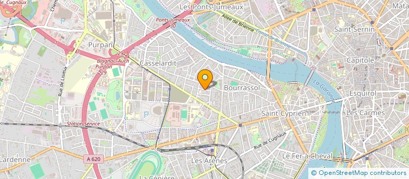 localisation de l'entreprise LES COLIMACONS à TOULOUSE