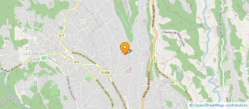 localisation de l'entreprise LES COLLECTIONNEURS à SAINT-PAUL-DE-VENCE
