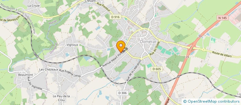 localisation de l'entreprise LES COLLECTIONNEURS BOURBONNAIS à DOMERAT