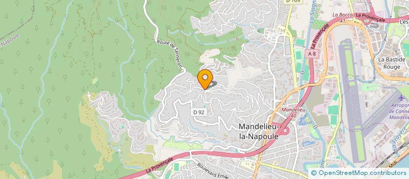 localisation de l'entreprise LES COLLEGUES DES EPICES RABELAIS  MANDELIEU-LA-NAPOULE