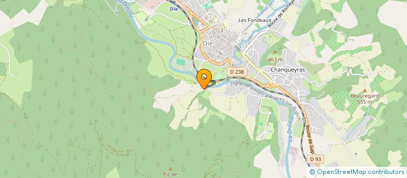 localisation de l'entreprise LES COLLEMBOLES  DIE