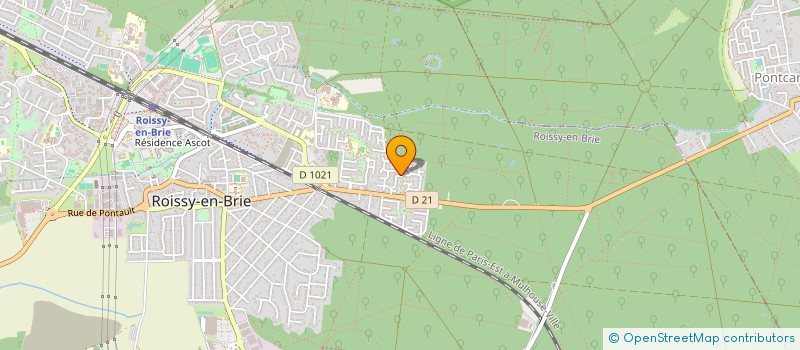 localisation de l'entreprise LES COLLEURS DE PLASTIK  ROISSY-EN-BRIE