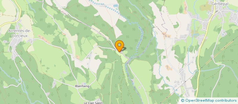 localisation de l'entreprise LES COLLIEURES  ARRENTES-DE-CORCIEUX