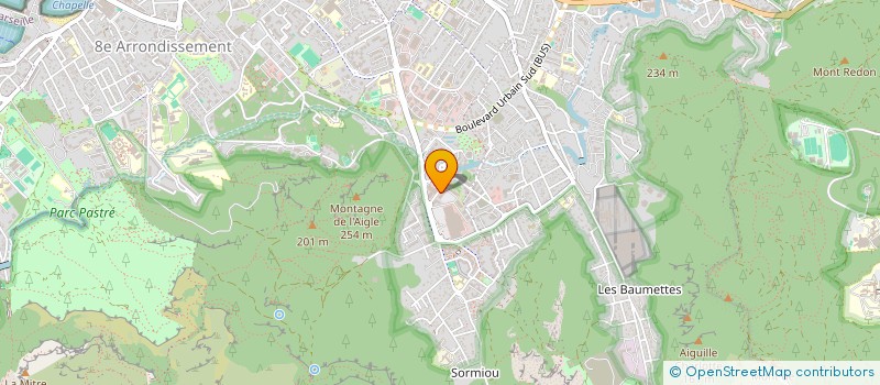 localisation de l'entreprise LES COLLINES  MARSEILLE