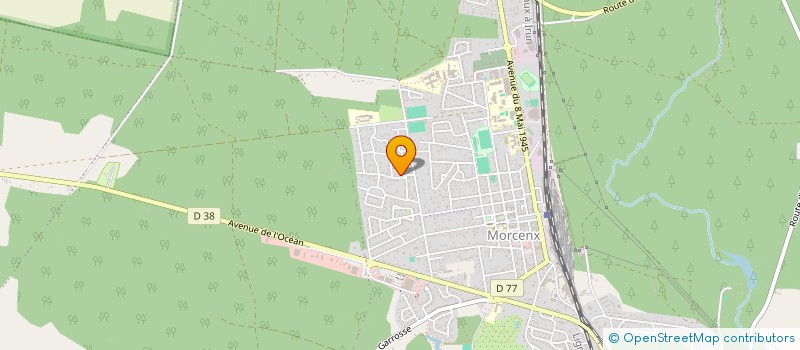 localisation de l'entreprise LES COLLINES  MORCENX-LA-NOUVELLE