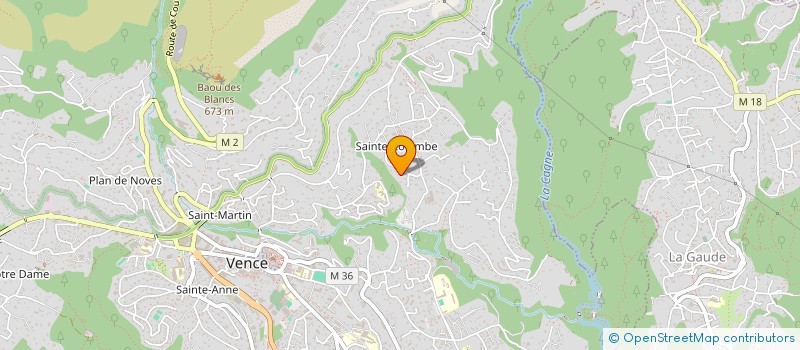 localisation de l'entreprise LES COLLINES D'ANDREA  VENCE