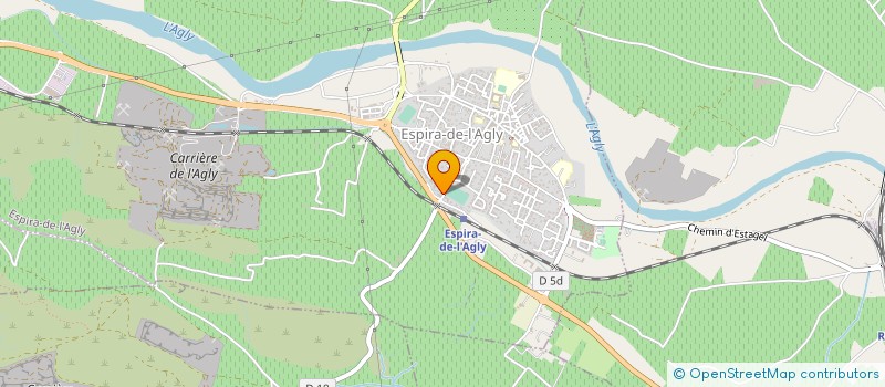 localisation de l'entreprise LES COLLINES DE L'AGLY à ESPIRA-DE-L'AGLY